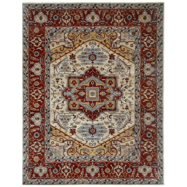 Handmade Serapi Wool Rug (India) - 8' x 10'