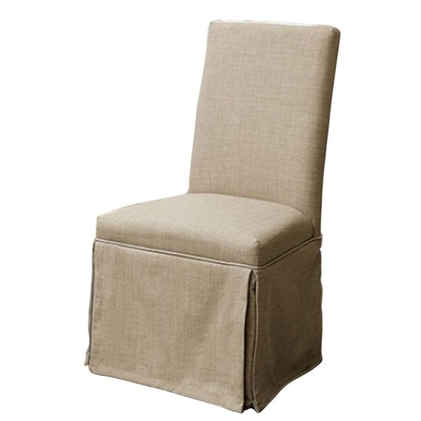 Kortrijk II Transitional Style Side Chair in Brown Finish