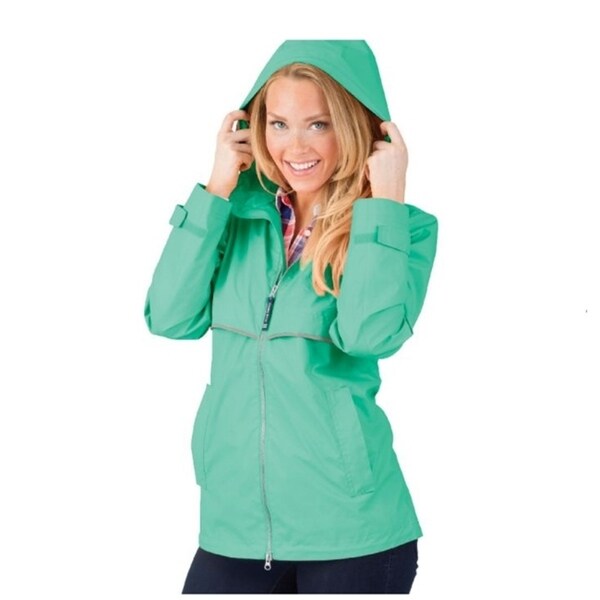 Charles River Women's Englander Rain Jacket Mint