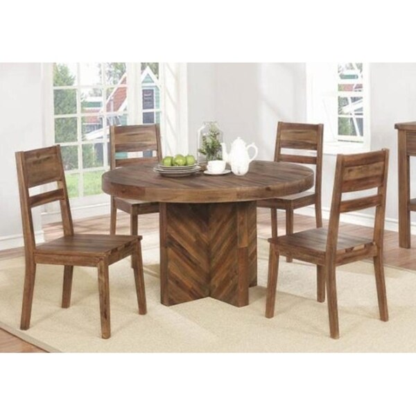 Eden Round Varied Natural Dining Table