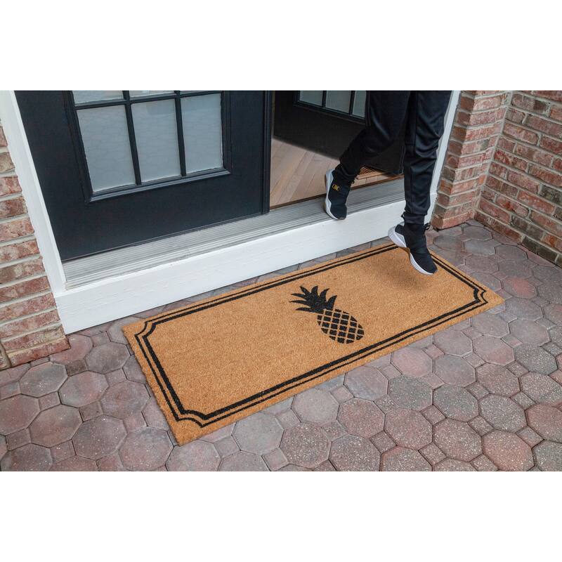 Entryways Pineapple Coir Doormat