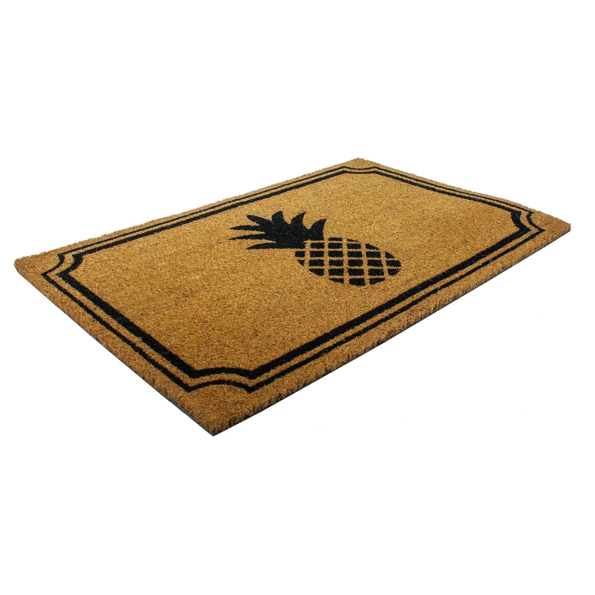 Entryways Pineapple Coir Doormat On Sale Bed Bath & Beyond 25451301