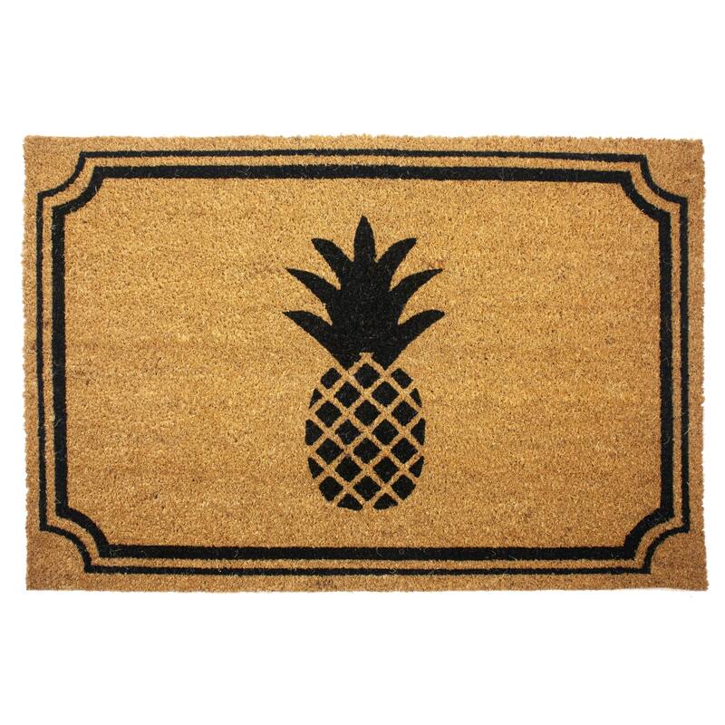 Entryways Pineapple Coir Doormat - 24 x 36