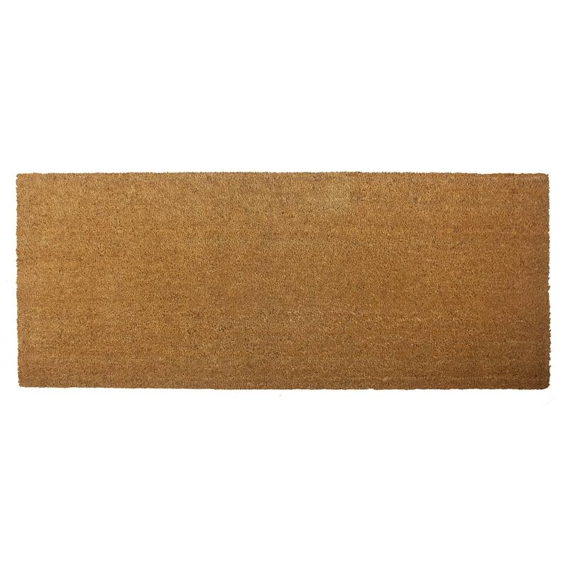 Entryways Natural Coir Doormat - 24 x 60