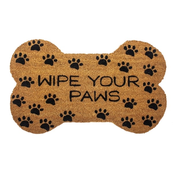 Wipe Your Paws Slip Resistant Coir Doormat