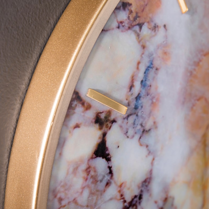 SEI Furniture Marietta Multicolor Wall Clock
