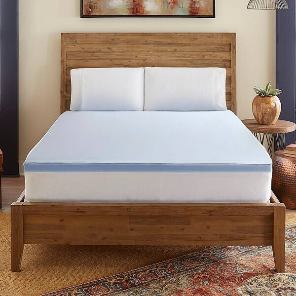 Serta Max Aircool GelInfused Memory Foam 2 inch Mattress Topper