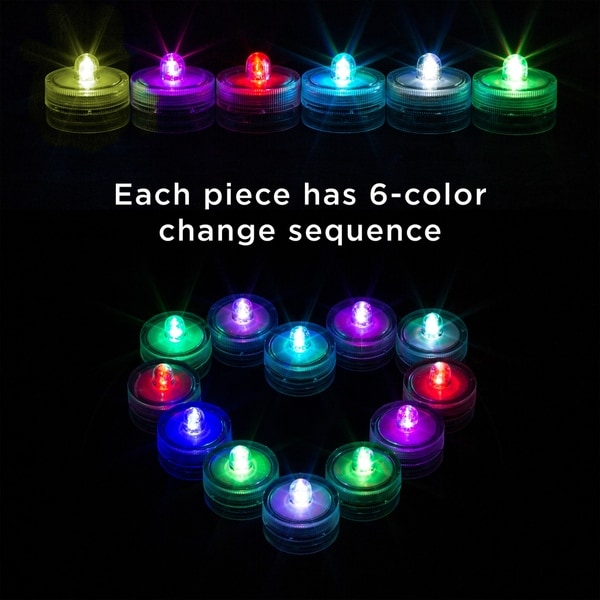 Color Changing Lights Shop Tealights Led Waterproof For Décor OP8wNnX0k