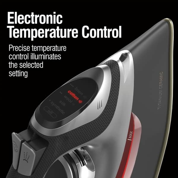 CHI Electronic Iron with Retractable Cord
