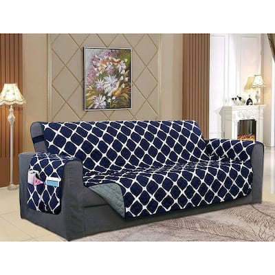 Elegant Comfort 2-Tone Bloomingdale Pattern Quilted Loveseat Furniture Protector