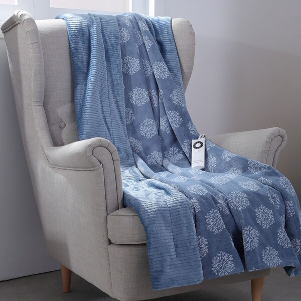 Berkshire electric throw blanket with intellisense new arrivals