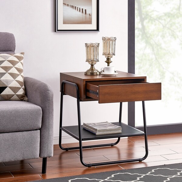 Shop Carson Carrington Arney Tall Storage Accent Table