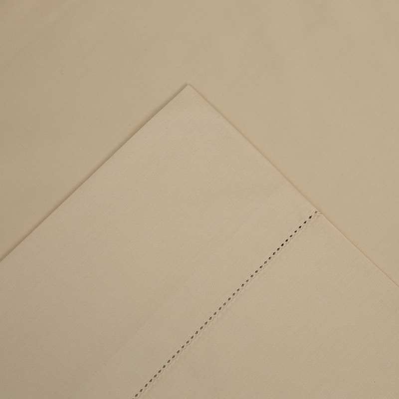 Pointehaven 525 Thread Count 100% Long Staple Cotton Sateen Super Soft Pillow cases - King Pillow cases - Champagne