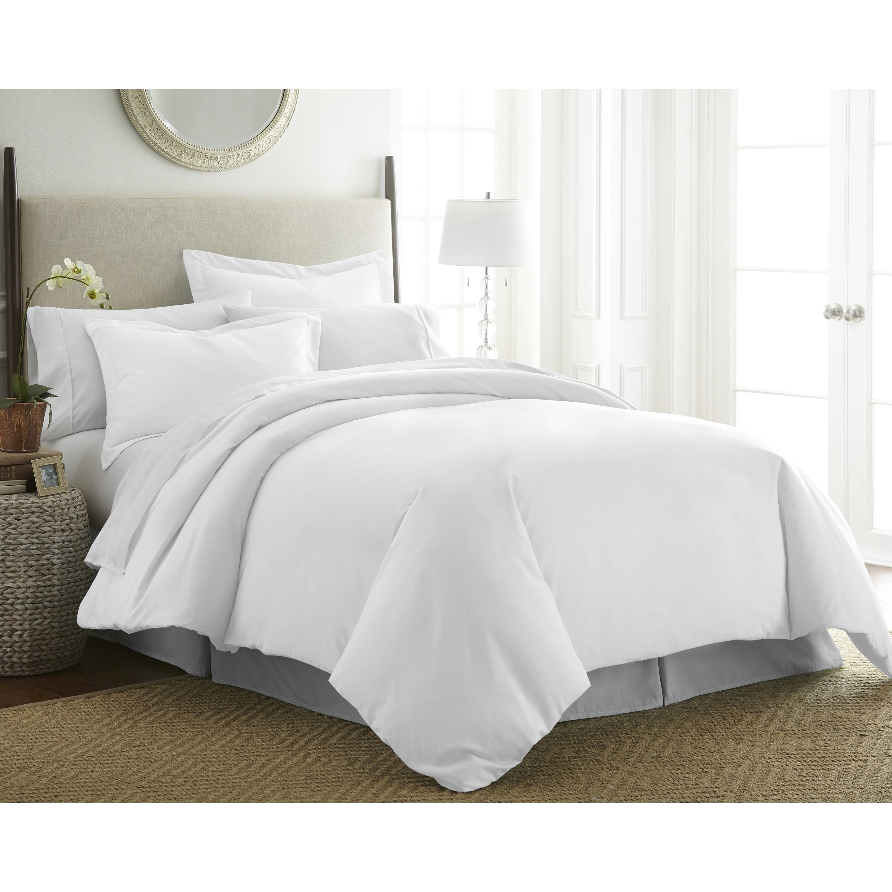 Shop Pointehaven 525tc Luxury Long Staple Cotton Sateen Duvet Set