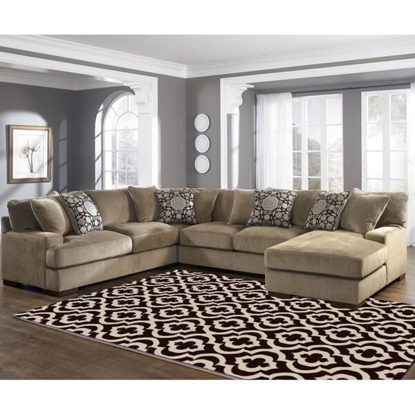 Mirror Rehash Brown Area Rug - 8' x 10'