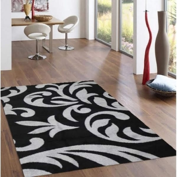 Knoxville Area Rug F 7510 Black-Gray 8' x 10' - 8' x 10'