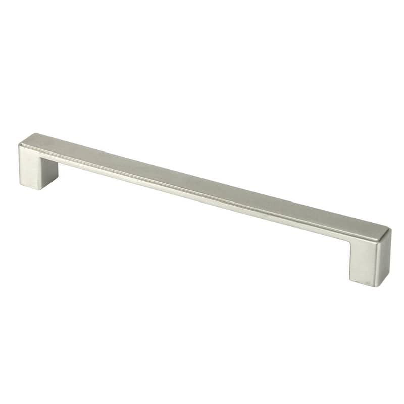 Contemporary 8-3/8-inch Nepoli Stainless Steel Brushed Nickel Finish Square Cabinet Bar Pull Handle (Case of 4)