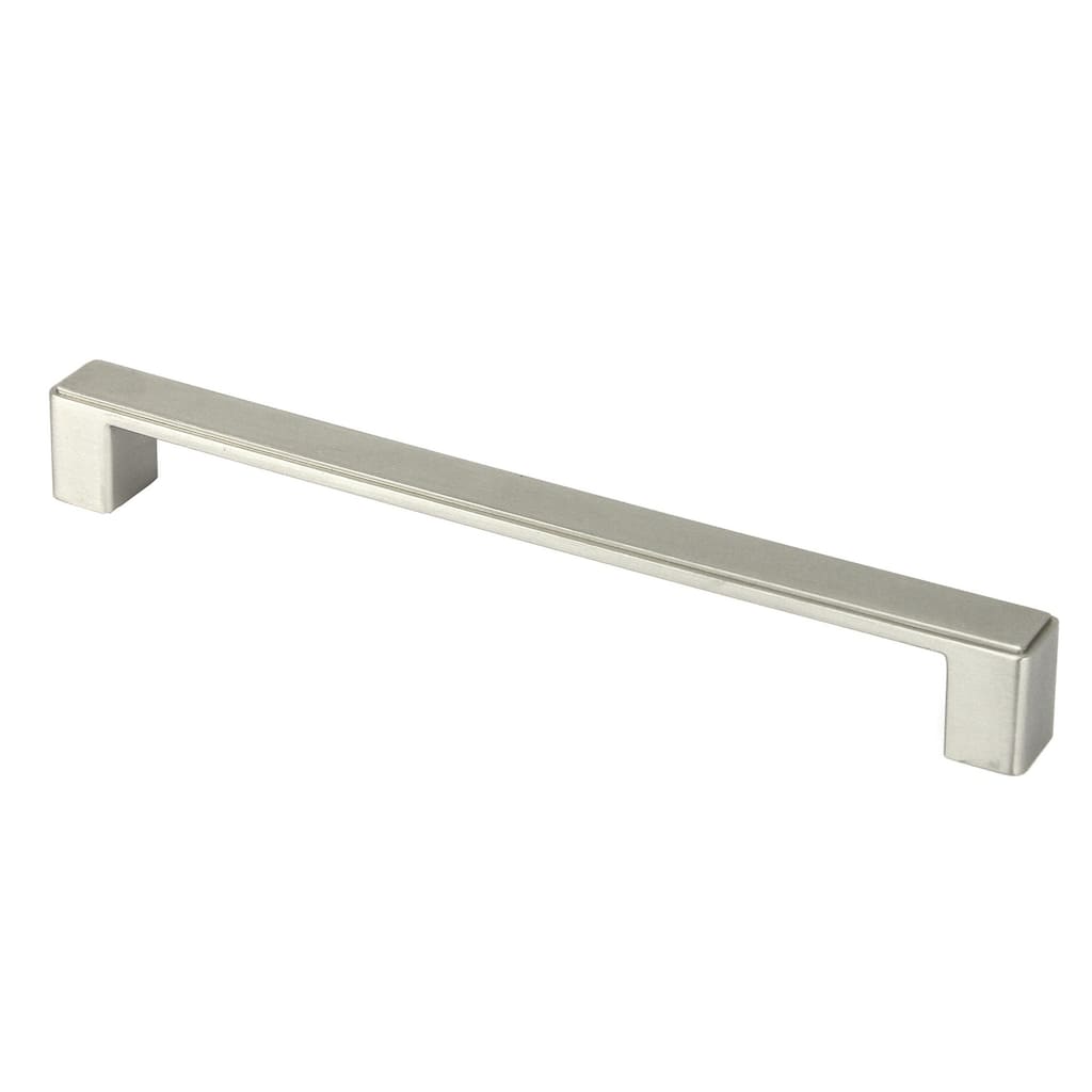 Contemporary 8-3/8-inch Nepoli Stainless Steel Brushed Nickel Finish Square Cabinet Bar Pull Handle (Case of 4)