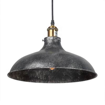 LNC Gray Dome Pendant Lighting Industrial Pendant Lights - Grey