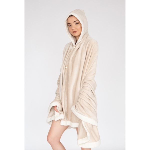 chic hooded blanket