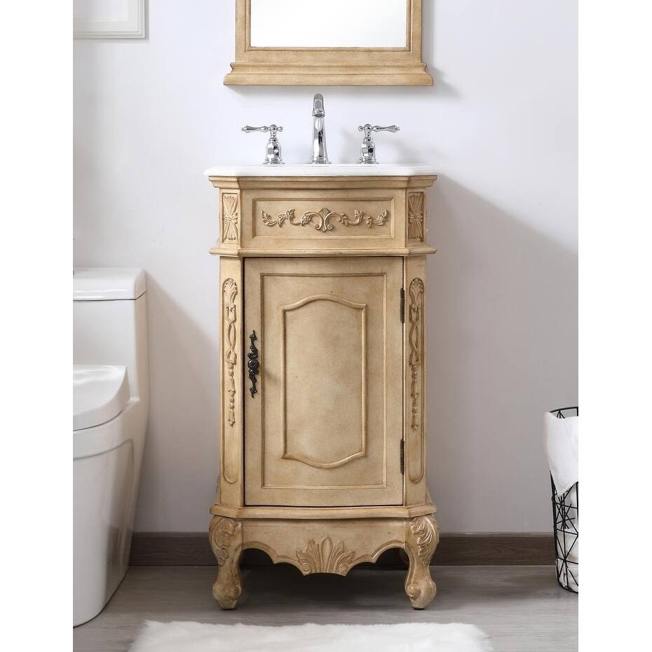 19 in. Single Bathroom Vanity set