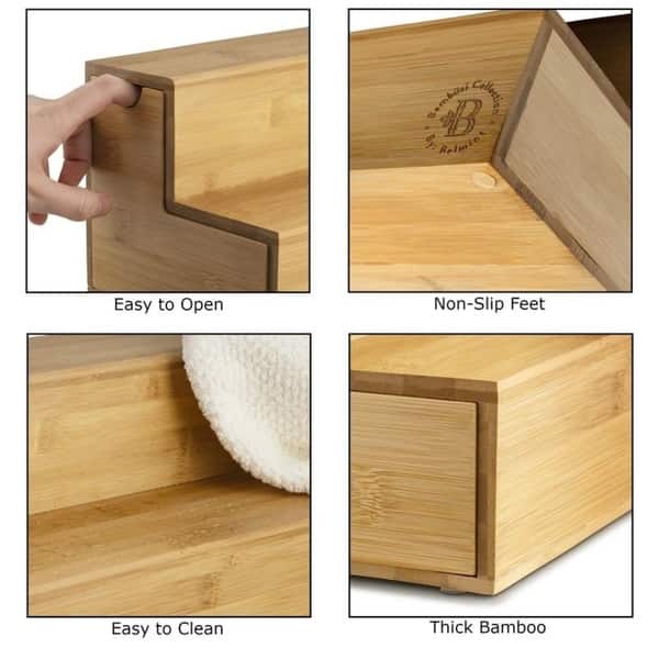 Shop Bamboo Coffee Tea Organizer With Side Drawer For K Cup Pods