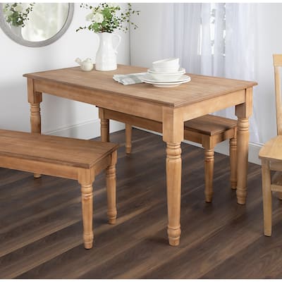 Kate and Laurel Cates Wood Farmhouse Dining Table - 54x30x30