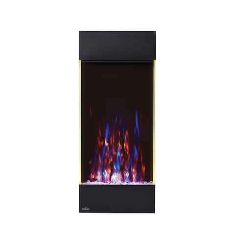 Allure 32-inch Vertical Wall Mount Electric Fireplace with Remote Control