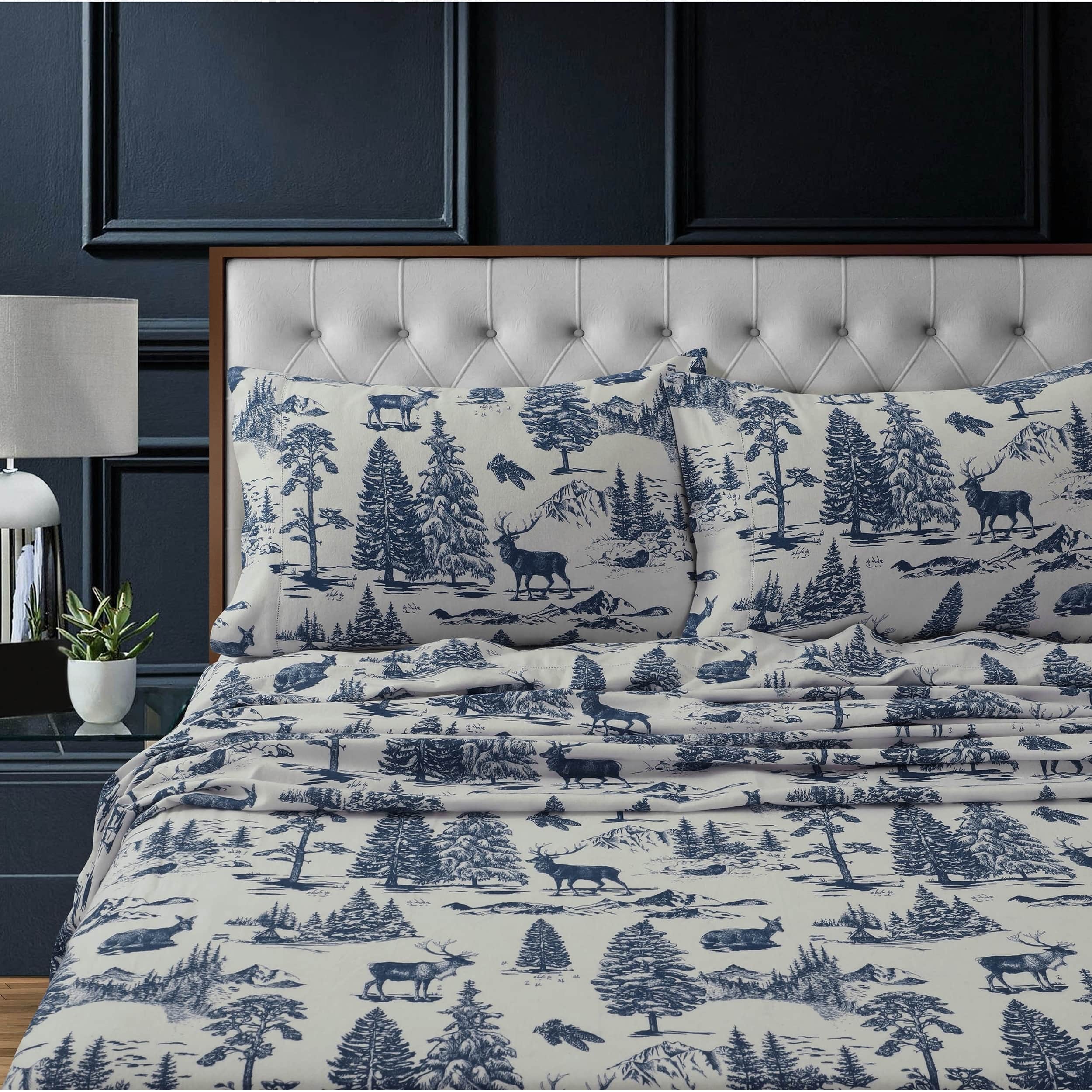 Option deer toile navy