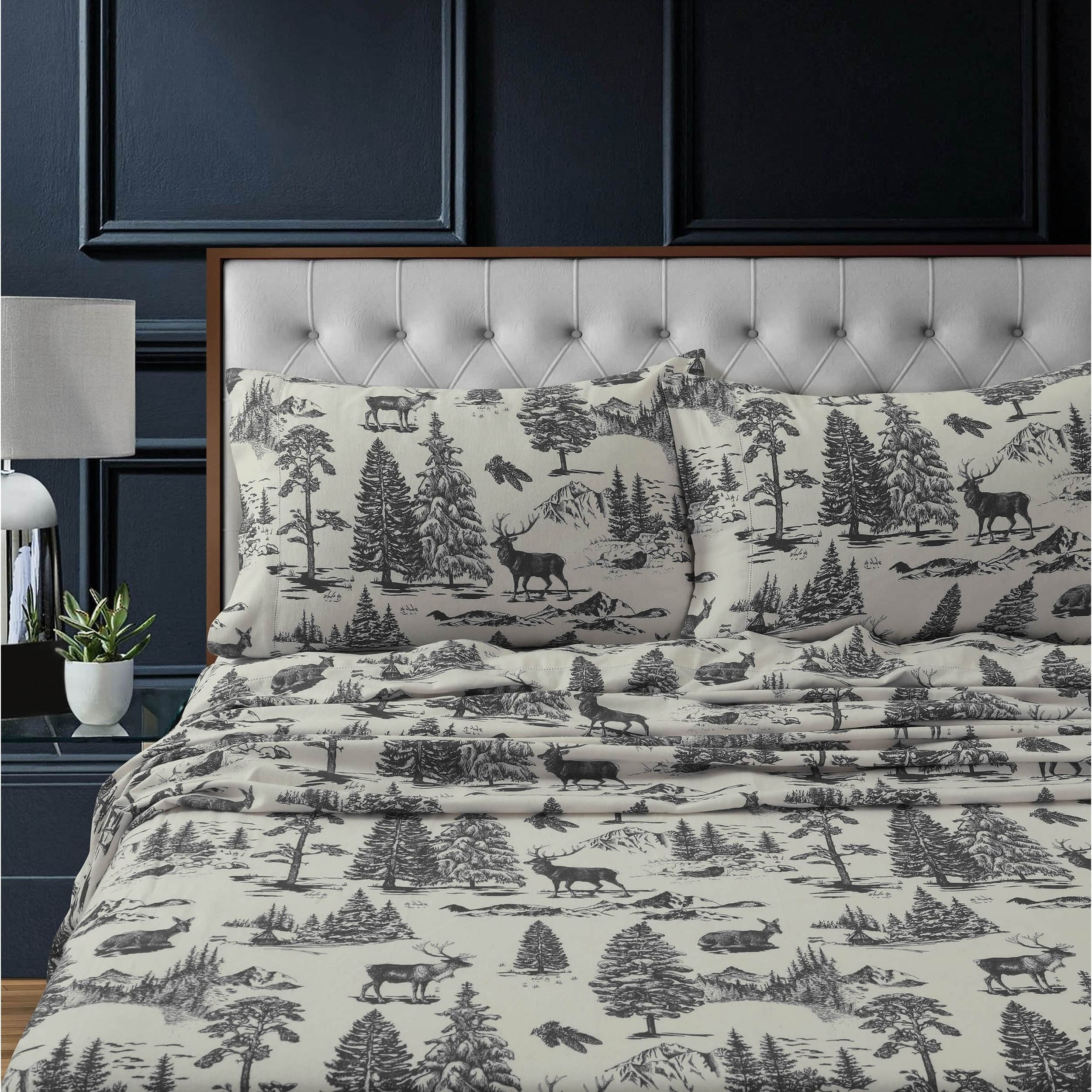 Option deer toile charcoal