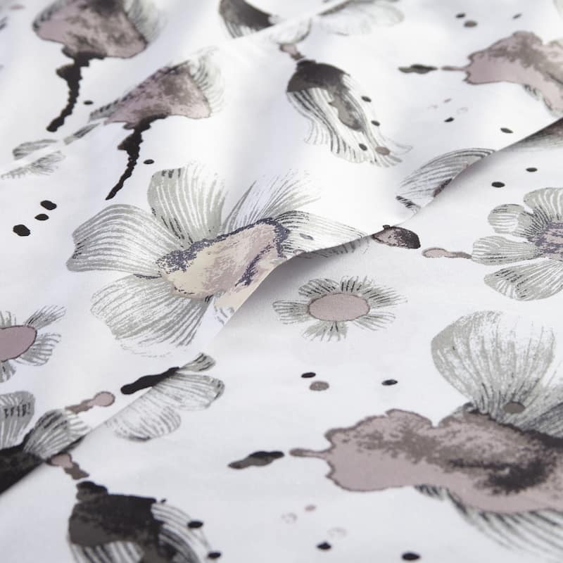 Watercolor Symphony Extra Deep Pocket 4-piece Cotton Bed Sheet Set