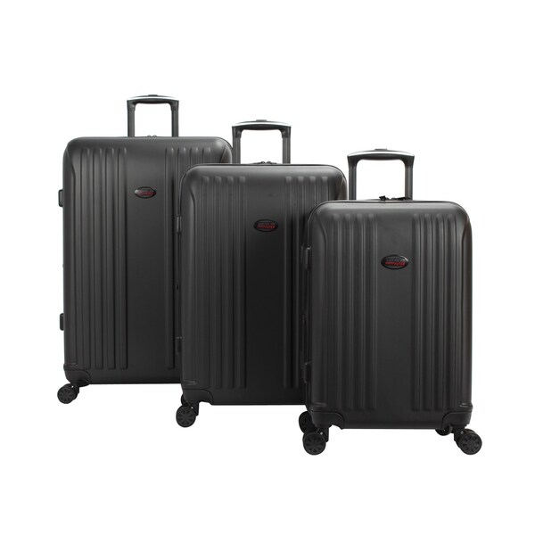 Shop American Flyer Moraga 3-Piece Expandable Hardside Spinner Luggage Set - 18.9 In. X 12.2 In ...