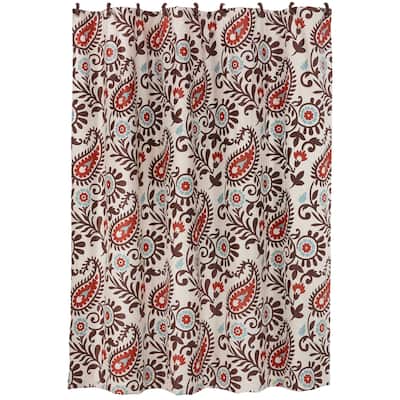 Paseo Road by Hiend Accents Rebecca Paisley Shower Curtain, 72" x 72", 1PC
