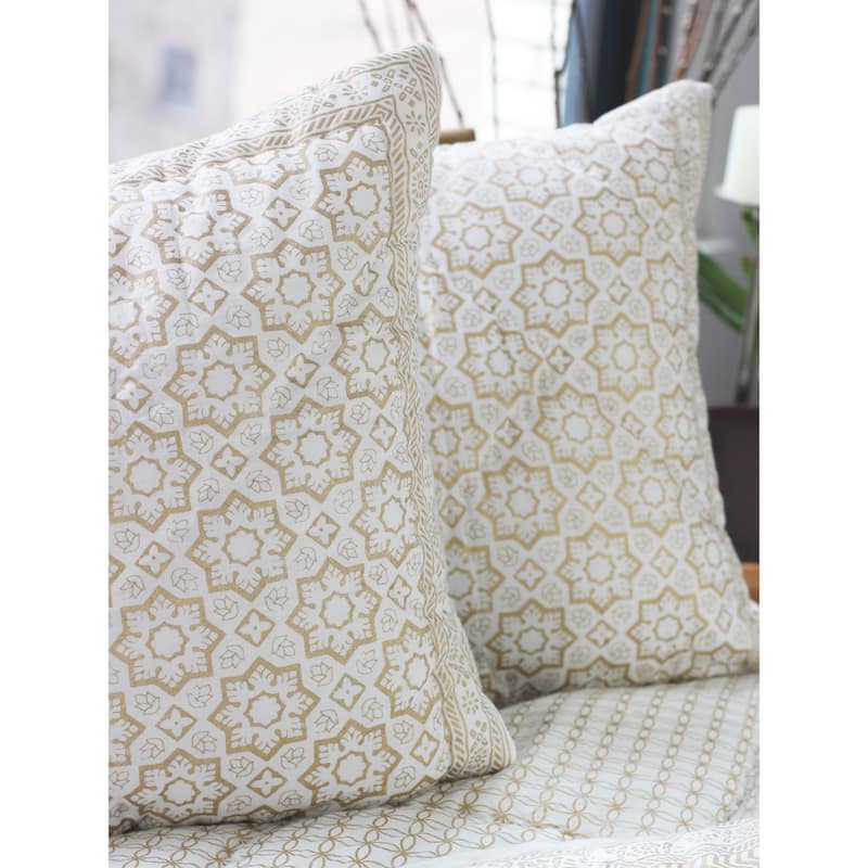 Cotton Veil Collection Sun Tile Quilt Set