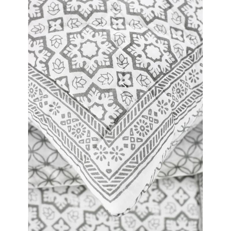 Cotton Veil Collection Sun Tile Quilt Set