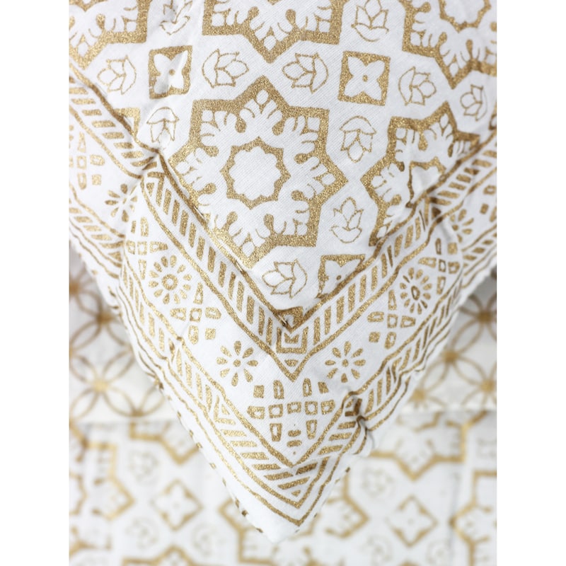 Cotton Veil Collection Sun Tile Quilt Set