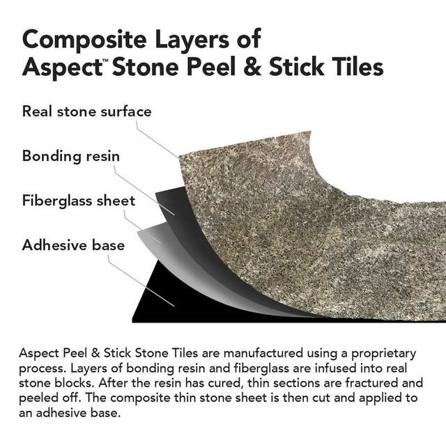 aspect ivory marble peel and stick