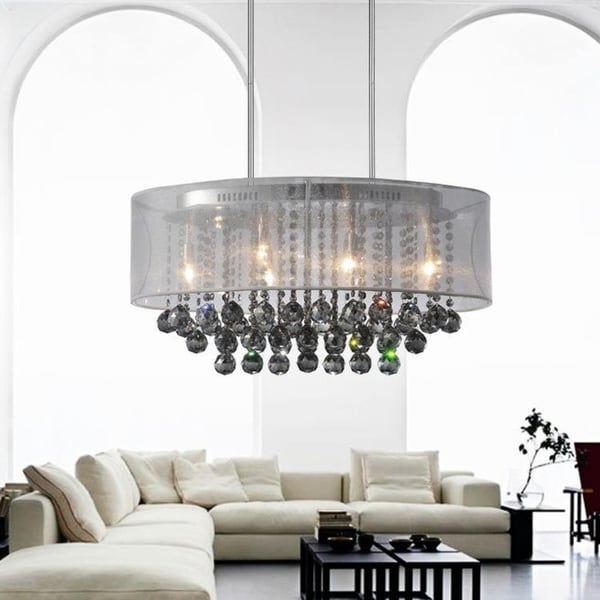 Gracewood Hollow Tatah 6-light Chandelier with Chrome Finish - Chandeliers For Bedrooms by Overstock.com