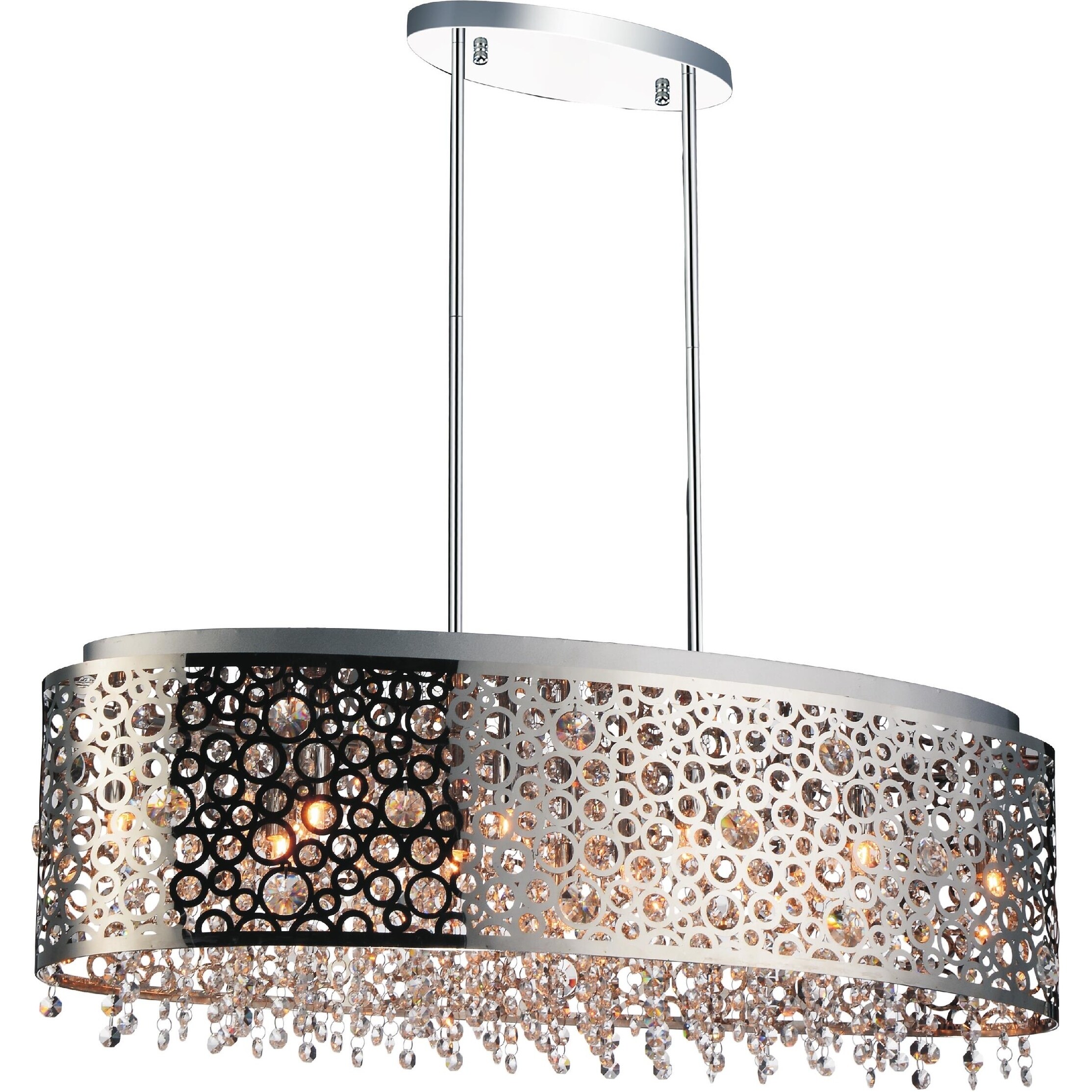 Silver Orchid Boyd 11-light Chandelier with Chrome Finish - Chandeliers For Bedrooms by Overstock.com
