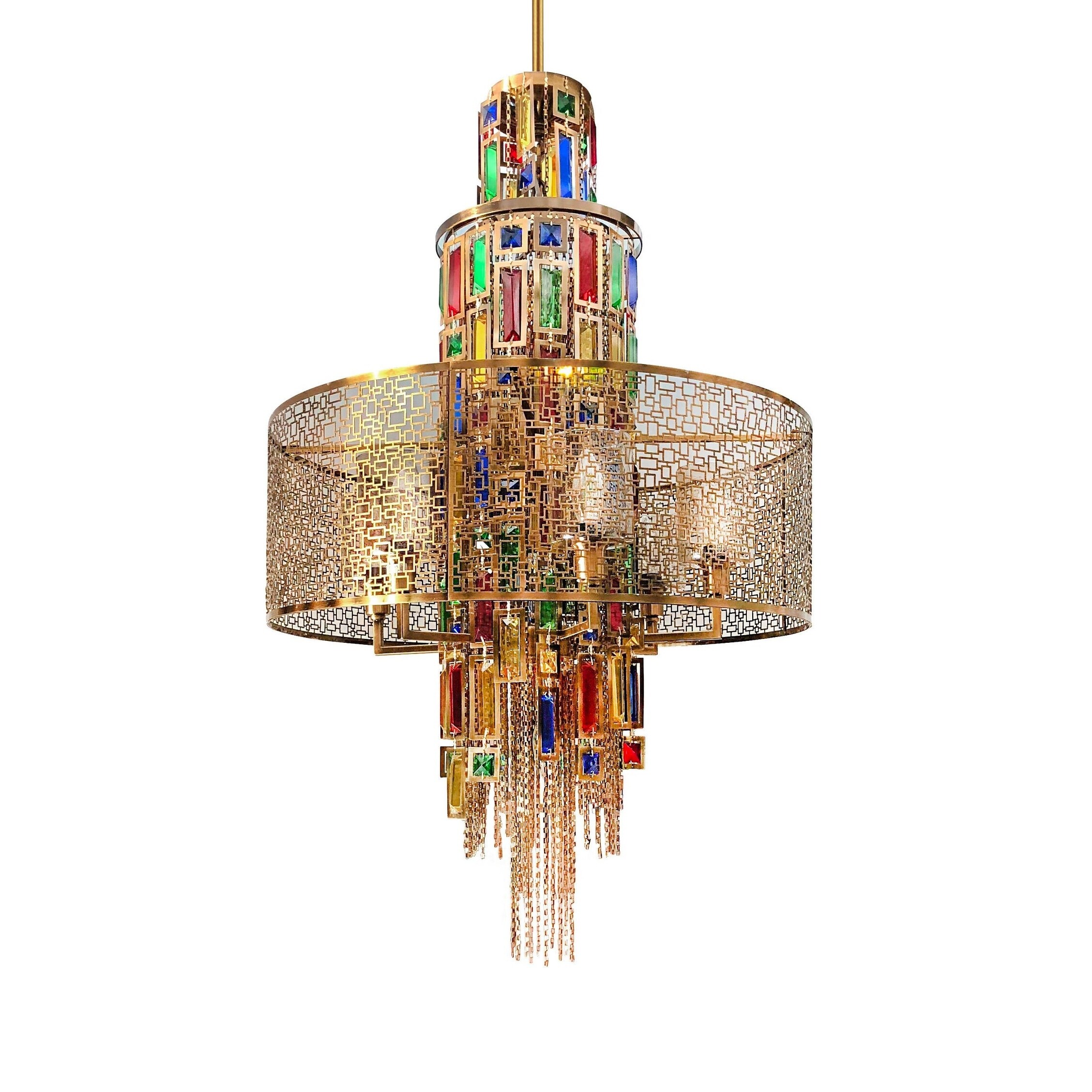 Gracewood Hollow Kam 11-light Chandelier with Goldtone Finish - Chandeliers For Bedrooms by Overstock.com