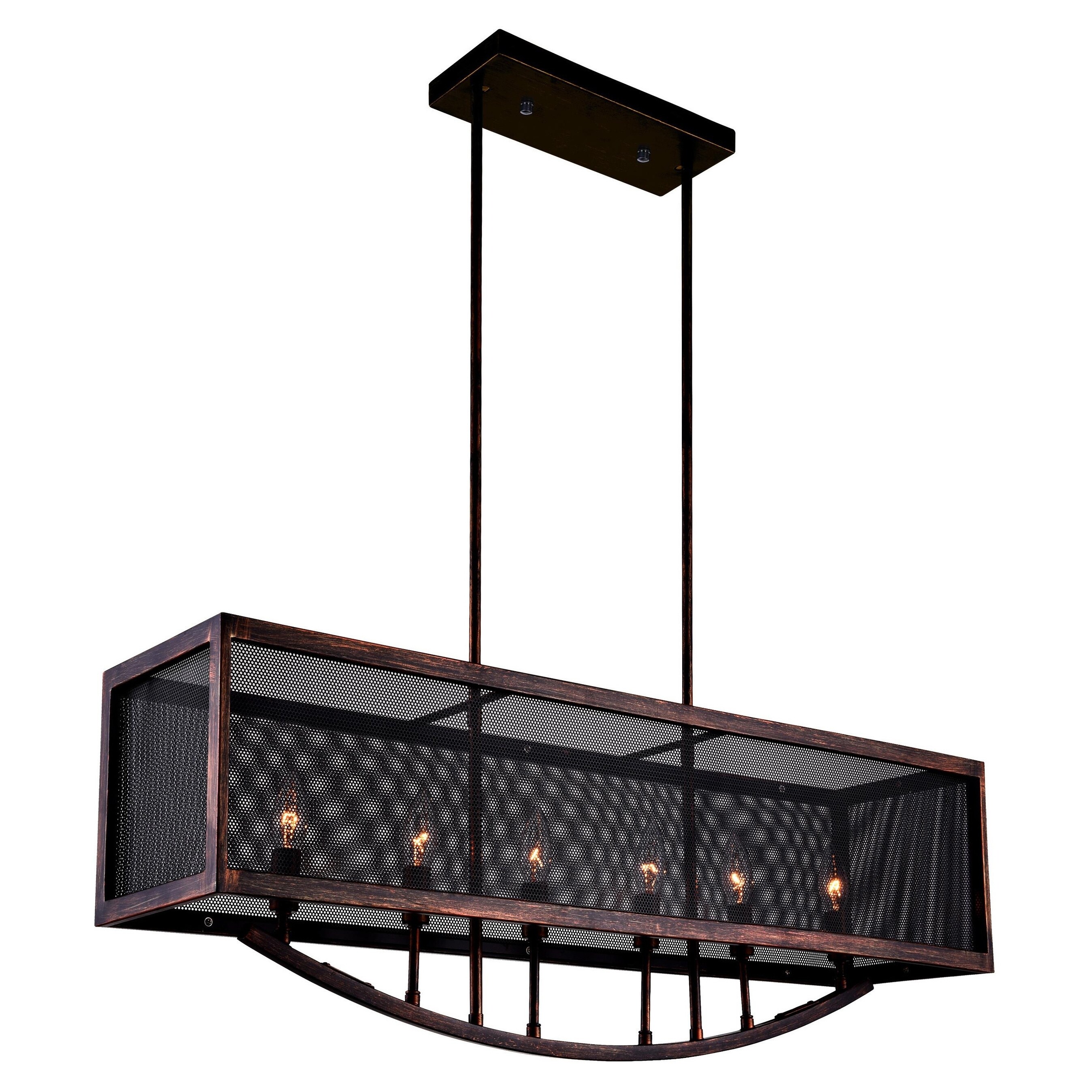 Carbon Loft Yael 6-light Chandelier with Antique Copper Finish - Chandeliers For Bedrooms by Overstock.com