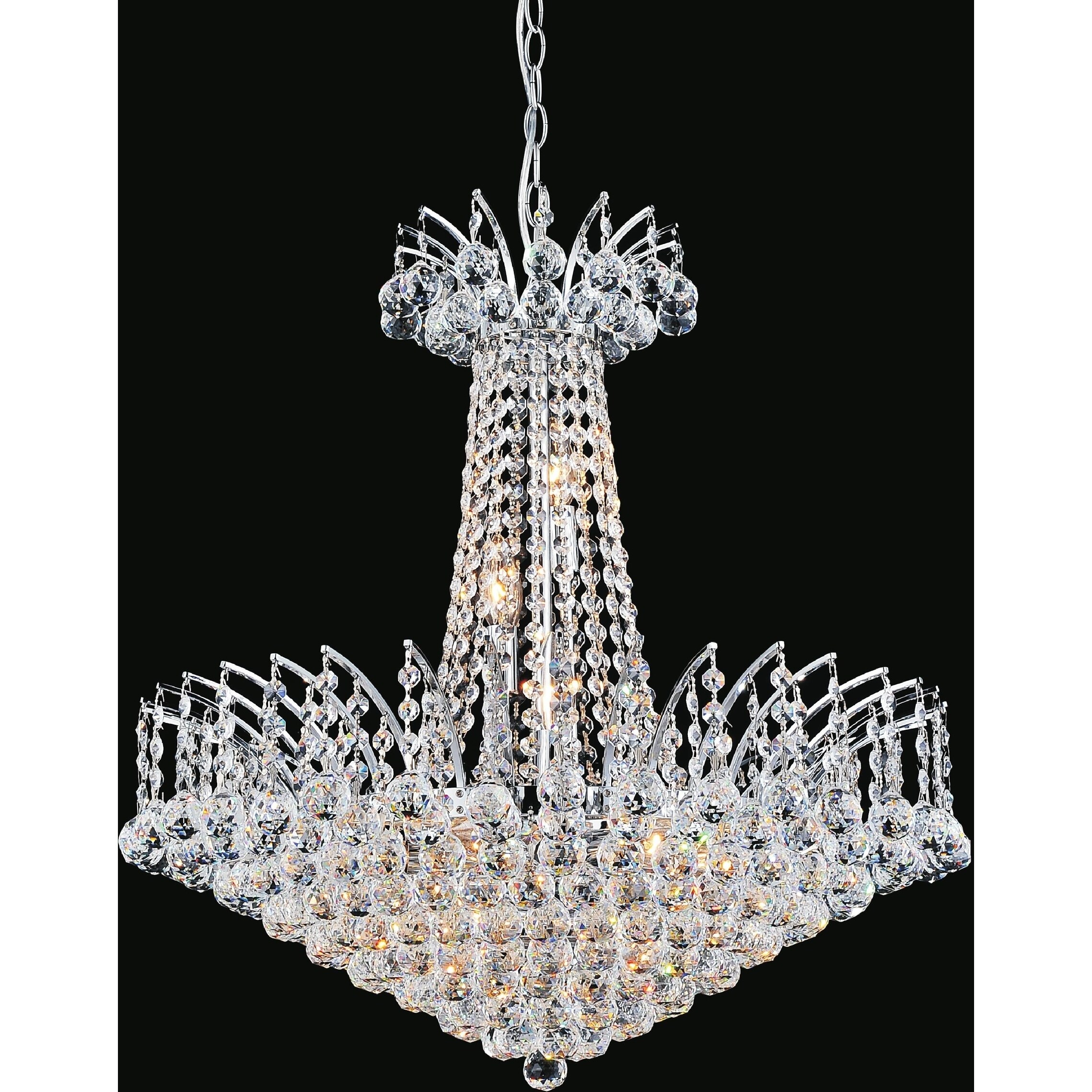 Gracewood Hollow Hien 11-light Chandelier with Chrome Finish - Chandeliers For Bedrooms by Overstock.com
