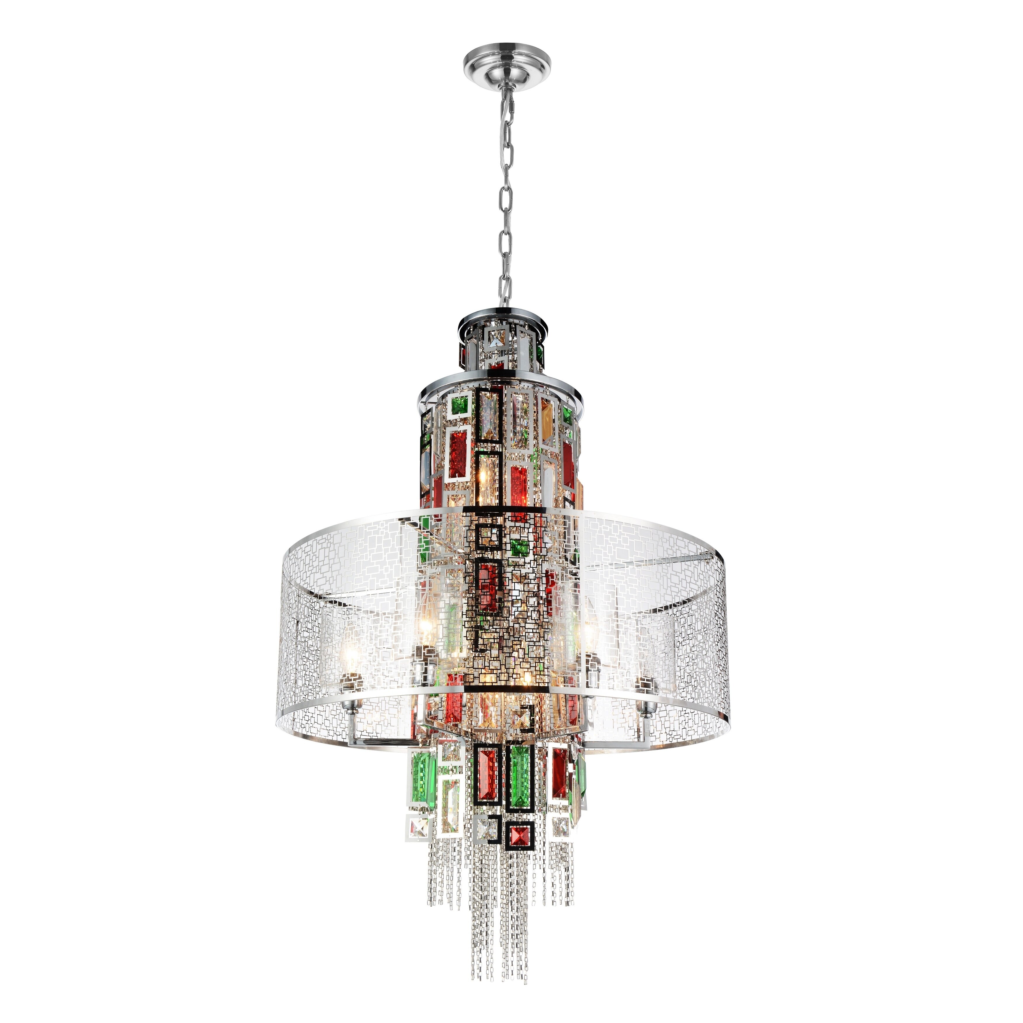 Gracewood Hollow Ilboudo 11-light Chandelier with Chrome Finish - Chandeliers For Bedrooms by Overstock.com