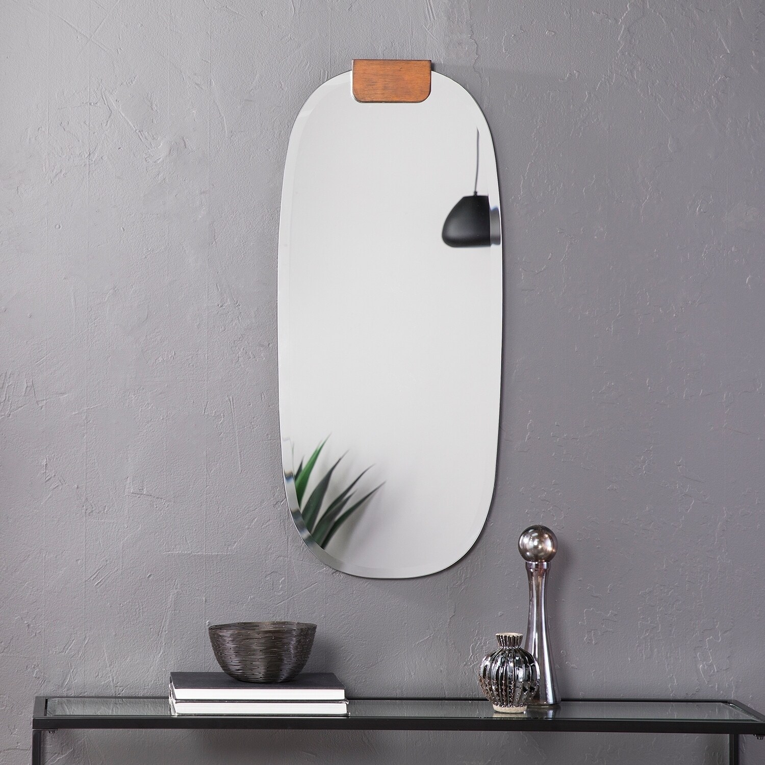 Holly Martin Haws Frameless Oval Wall Mirror Overstock 25458724