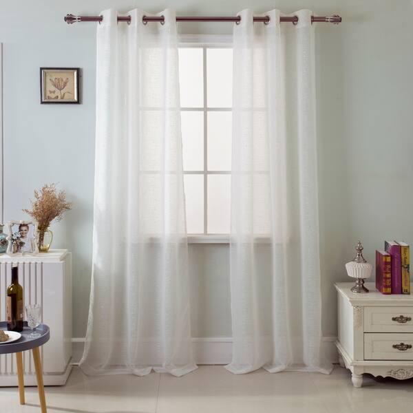 Shop Rt Designers Pembroke Sequin 84 Inch Grommet Curtain Panel