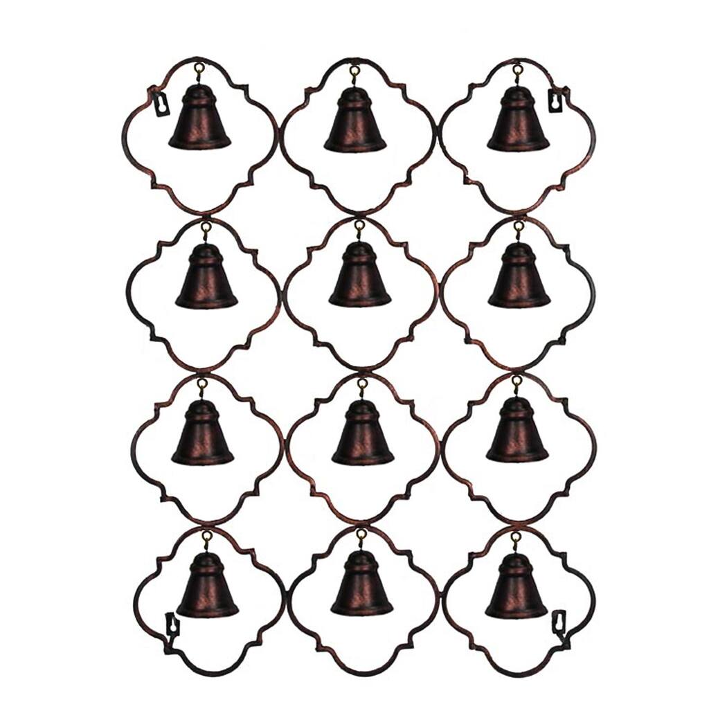 Essential Decor & Beyond Metal Bells Wall Decor EN18339