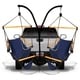 preview thumbnail 1 of 3, Hammaka Hammock Hitch Stand with Two Cradle Chairs and Parachute Hammock