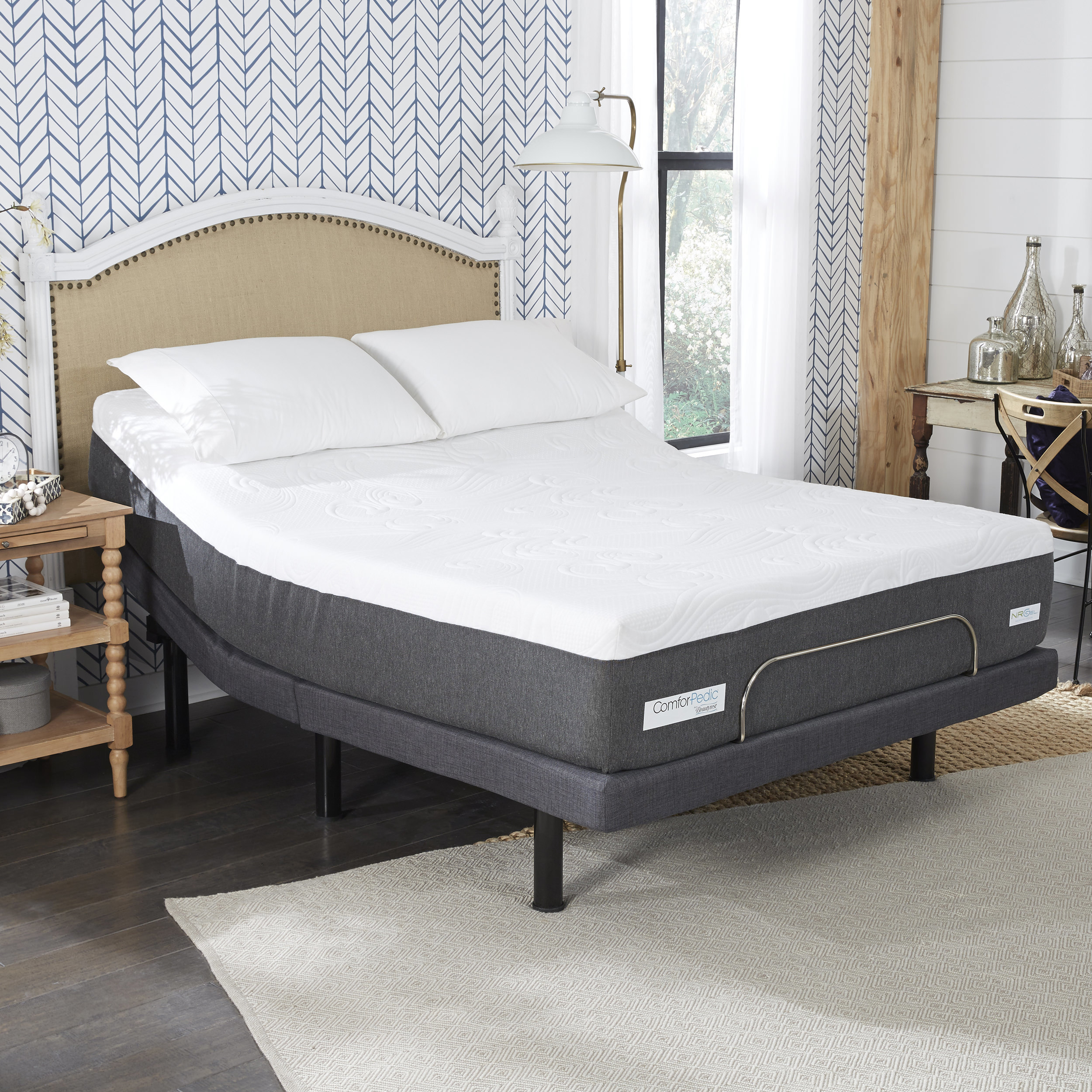 Shop ComforPedic from BeautyRest 14-inch Queen-size NRGel Adjustable