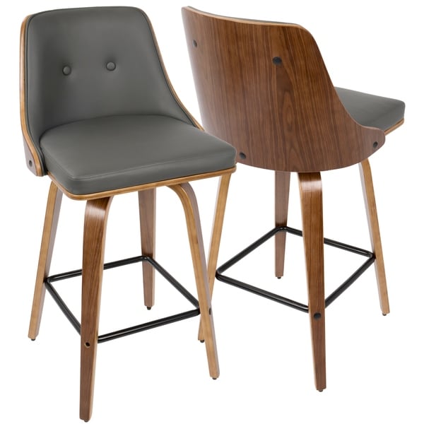 Carson Carrington Oscar 26-inch Mid-century Modern Counter Stool (Set of 2)