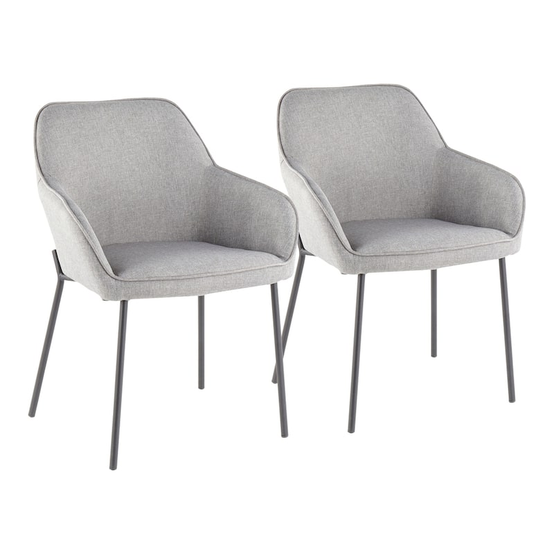 Carson Carrington Valsta Contemporary Dining Chair (Set of 2) - Grey